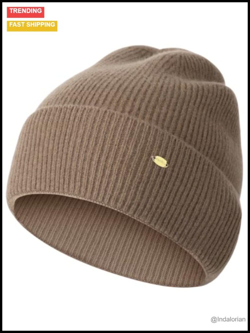 100% Merino Wool Beanie Cuffed Winter Hat Unisex One Size